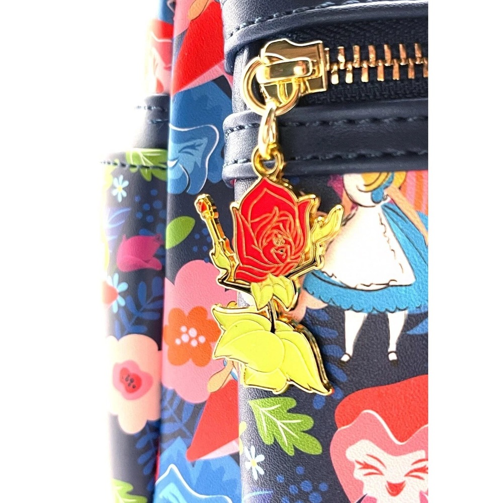 Loungefly Disney Alice in Wonderland Golden Afternoon Mini Backpack - Picture 2 of 4